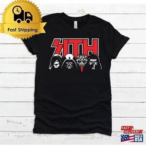 Sith Kiss Inspired Dark Side Rock Parody T-Shirt